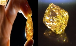 Kim cương vàng cam cũng vô cùng hiếm